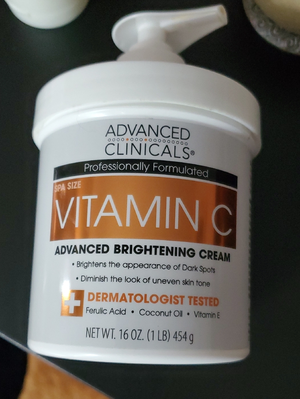 Vitamin C Advanced Brightening Cream — White/Orange